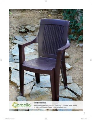 27 
BERAT KANDEMIR 
export@fatihplastik.com |+90 352 321 40 70 | Organize Sanayi Bolgesi. 
18. Ada. No:37 Kayseri, Turkey | www.fatihplastik.com 
27 
KATALOG_01.indd 27 05/09/14 15:31 
 