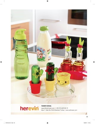TANER OZGUL 
export@solmazer.com |+90 212 659 00 19 
Istoc 7. Ada No:18-24 Istanbul, Turkey | www.solmazer.com 
35 
KATALOG_01.indd 35 05/09/14 15:32 
 