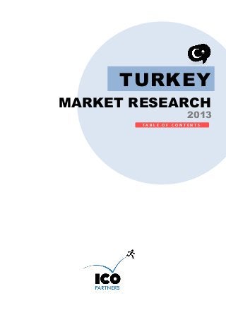 TURKEY
MARKET RESEARCH

2013

TABLE OF CONTENTS

 
