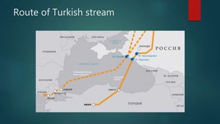 Route of Turkish stream
 