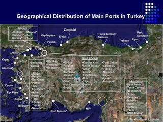 Geographical Distribution of Main Ports in Turkey

42

 