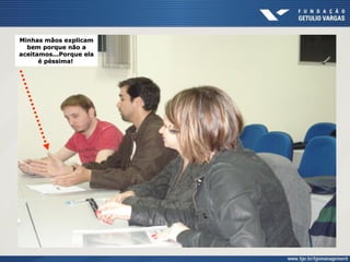 Minhas mãos explicamMinhas mãos explicam
bem porque não abem porque não a
aceitamos...Porque elaaceitamos...Porque ela
é péssima!é péssima!
 