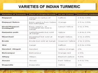 TURMERIC PROCESSING | PPT