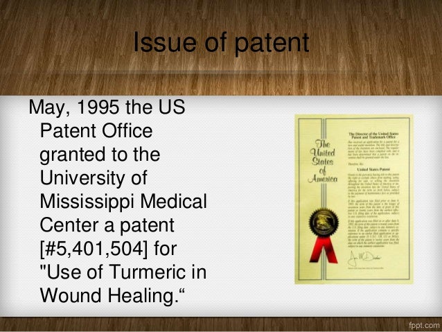 Turmeric patent case study ppt Turmeric patent case study ppt image