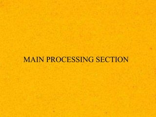 MAIN PROCESSING SECTION
 