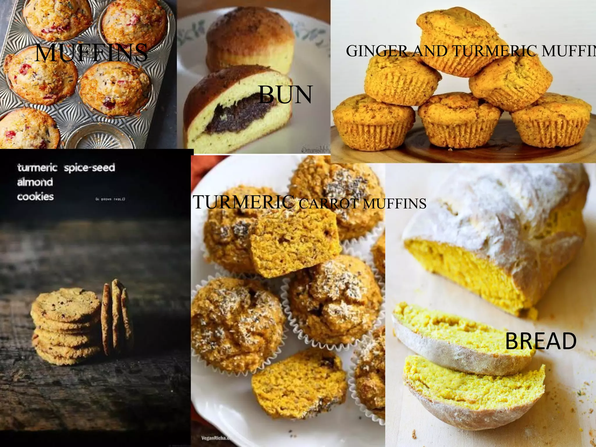 BREAD
GINGER AND TURMERIC MUFFIN
BUN
MUFFINS
TURMERIC CARROT MUFFINS
 