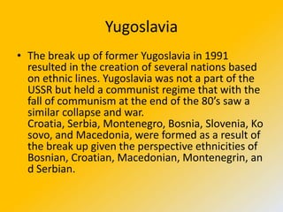 Turmoil In The Balkans