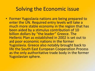 Turmoil In The Balkans