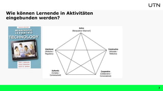 7
Wie können Lernende in Aktivitäten
eingebunden werden?
 
