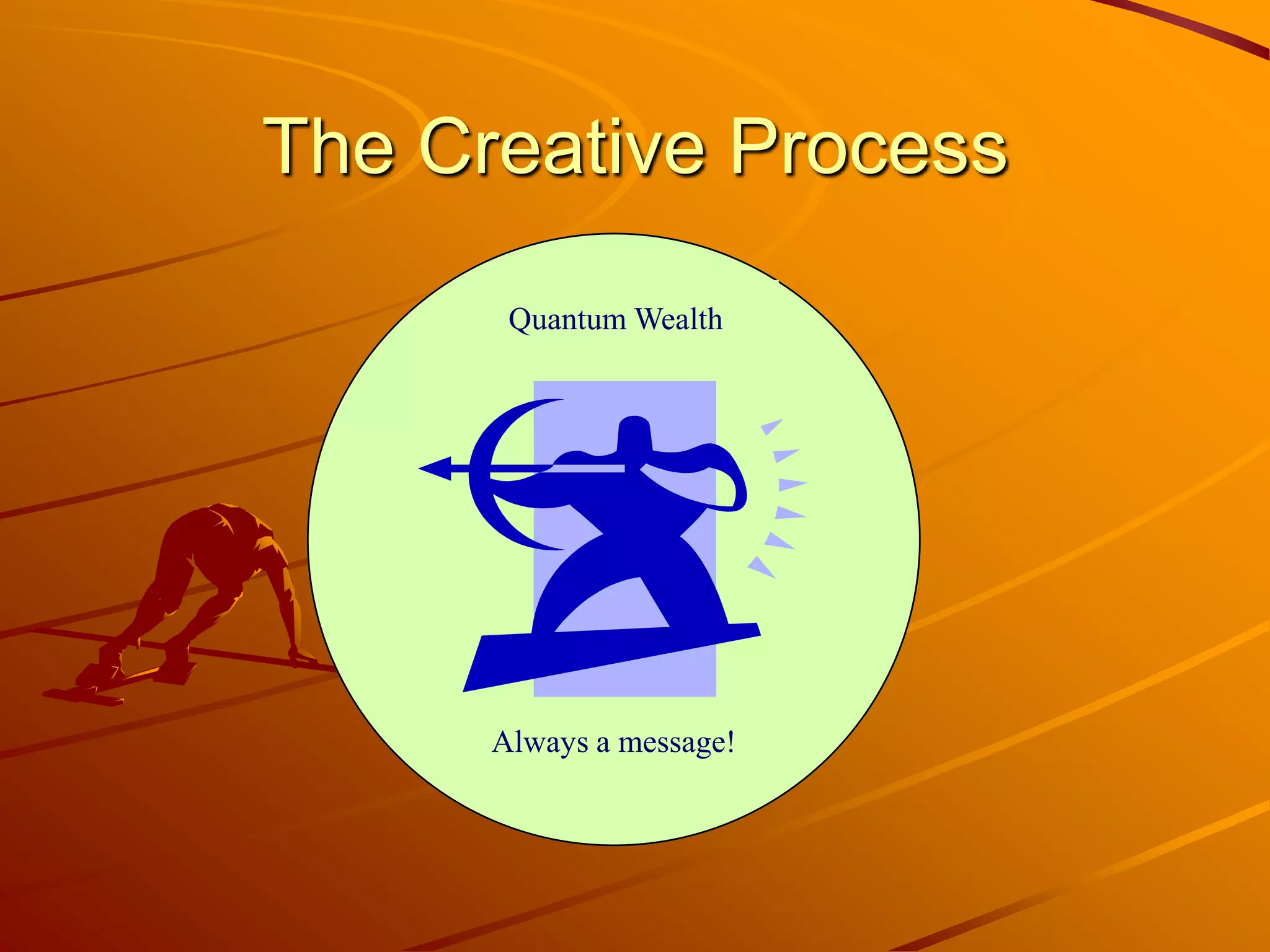 The Creative Process

       Quantum Wealth




      Always a message!
 