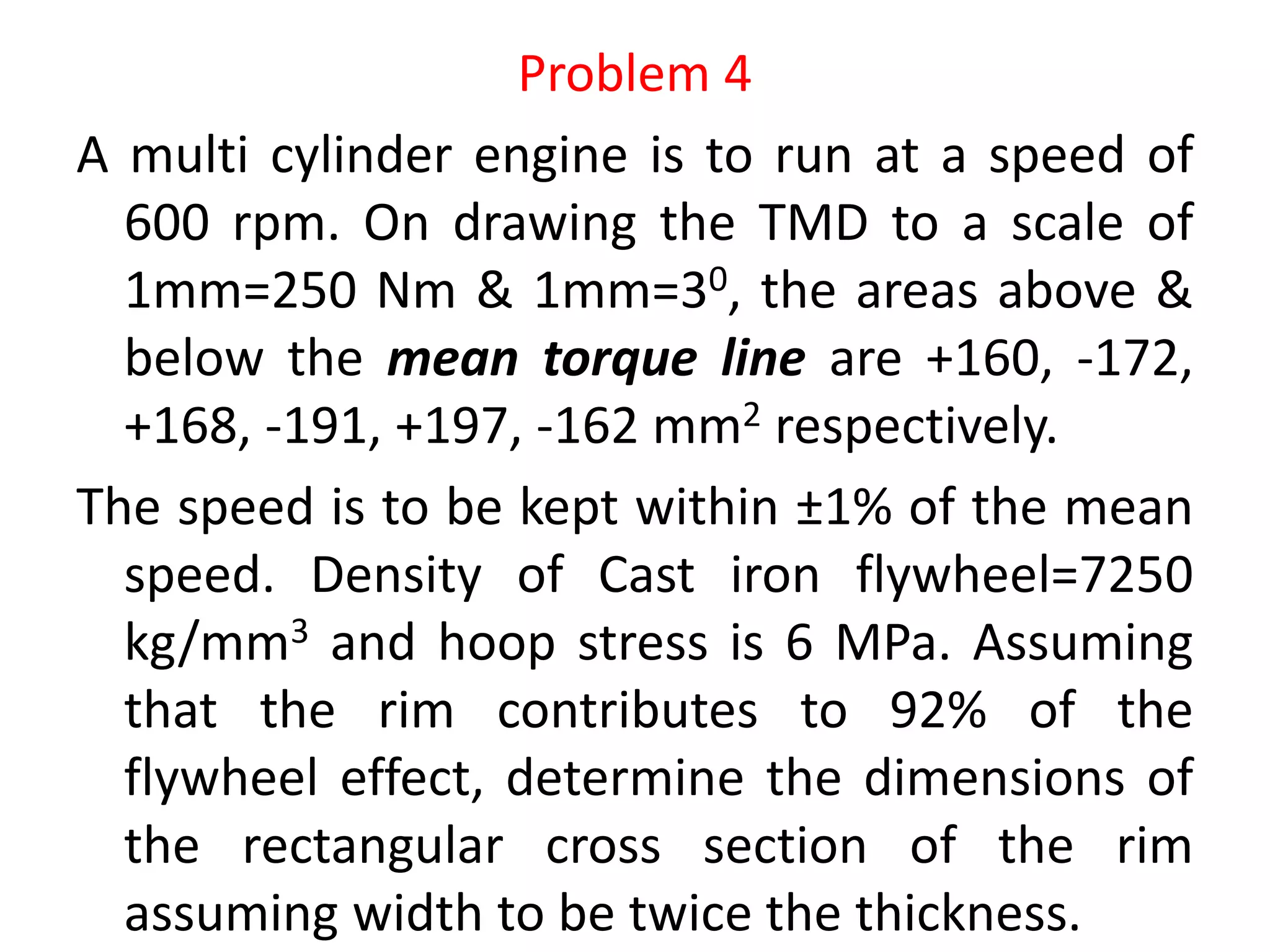 Turning momentdiagramflywheel PPT