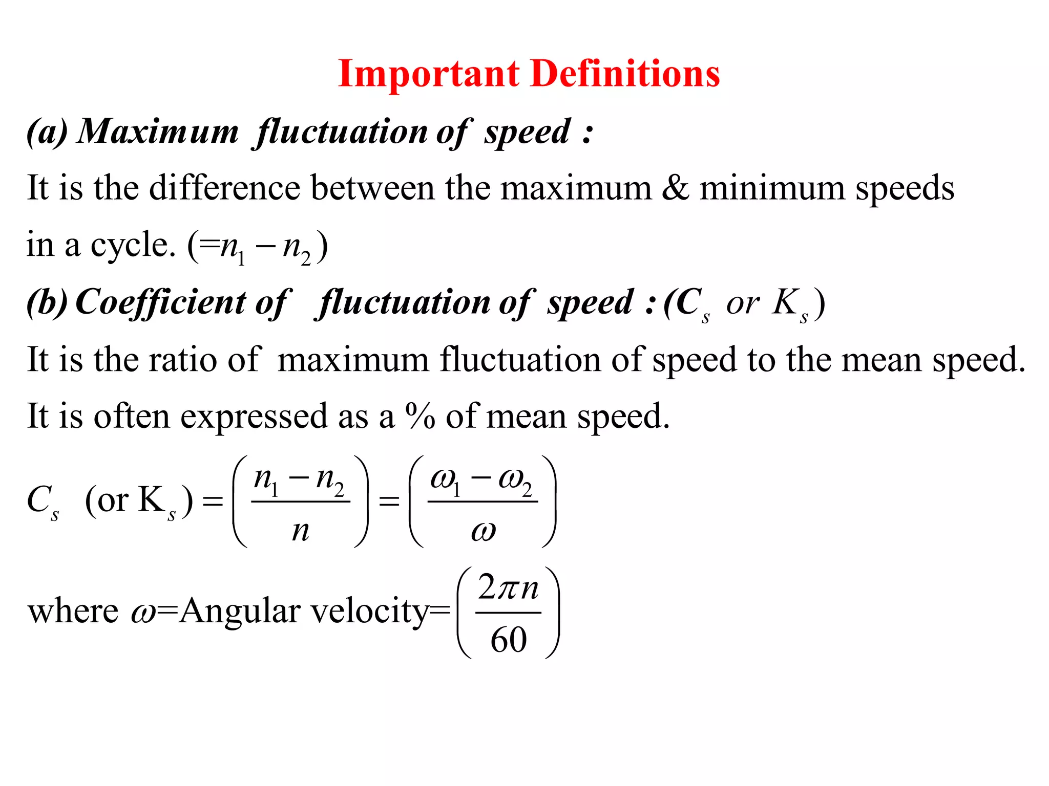 Turning momentdiagramflywheel PPT