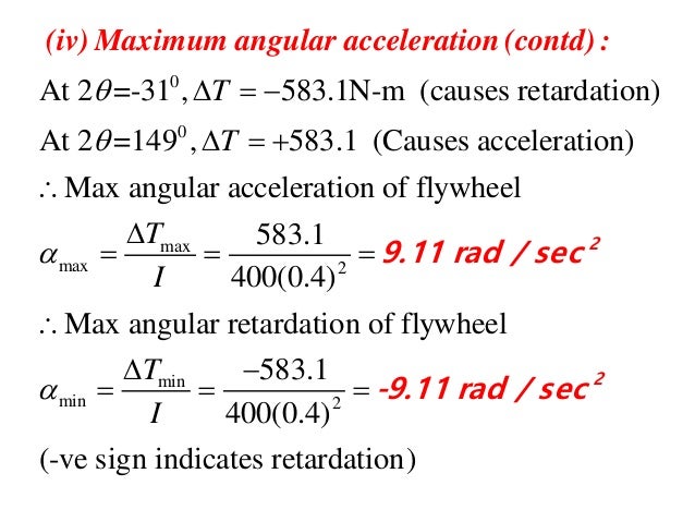 Turning moment-diagram-flywheel