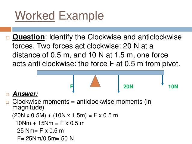 Turning effects of forces physics presentation for 9th grade Physics