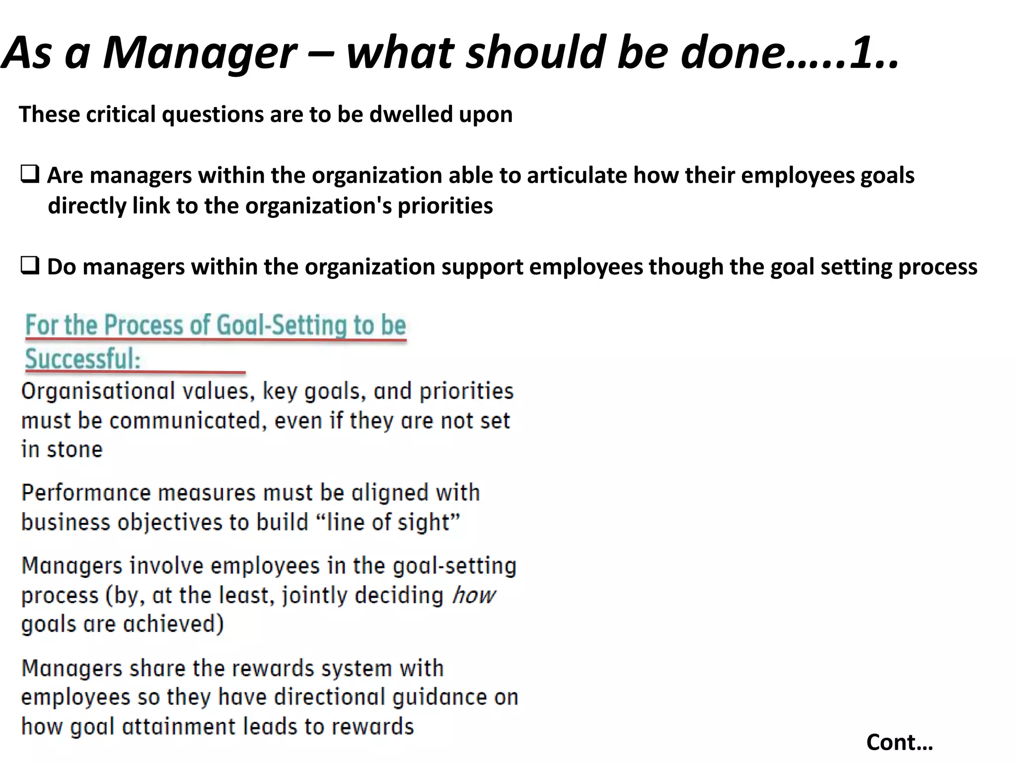 ..cont.Rule 4  Discuss Resource Deployments early.Create more realistic forecasts and more executable plans by discussing up front the level and timing of critical deploymentsRule 5  Clearly Identify Priorities.Prioritize tactics so that employees have a clear sense of where to direct their efforts.