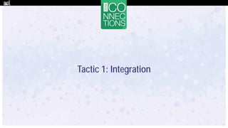 Tactic 1: Integration
 