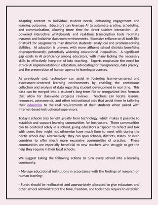 Turning Schools Into Effective Learning Communities | PDF