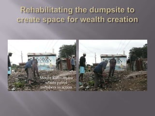 Mount Kilimanjaro
scouts patrol
members in action