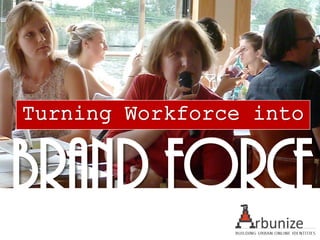 BRAND FORCE
Turning Workforce into
 