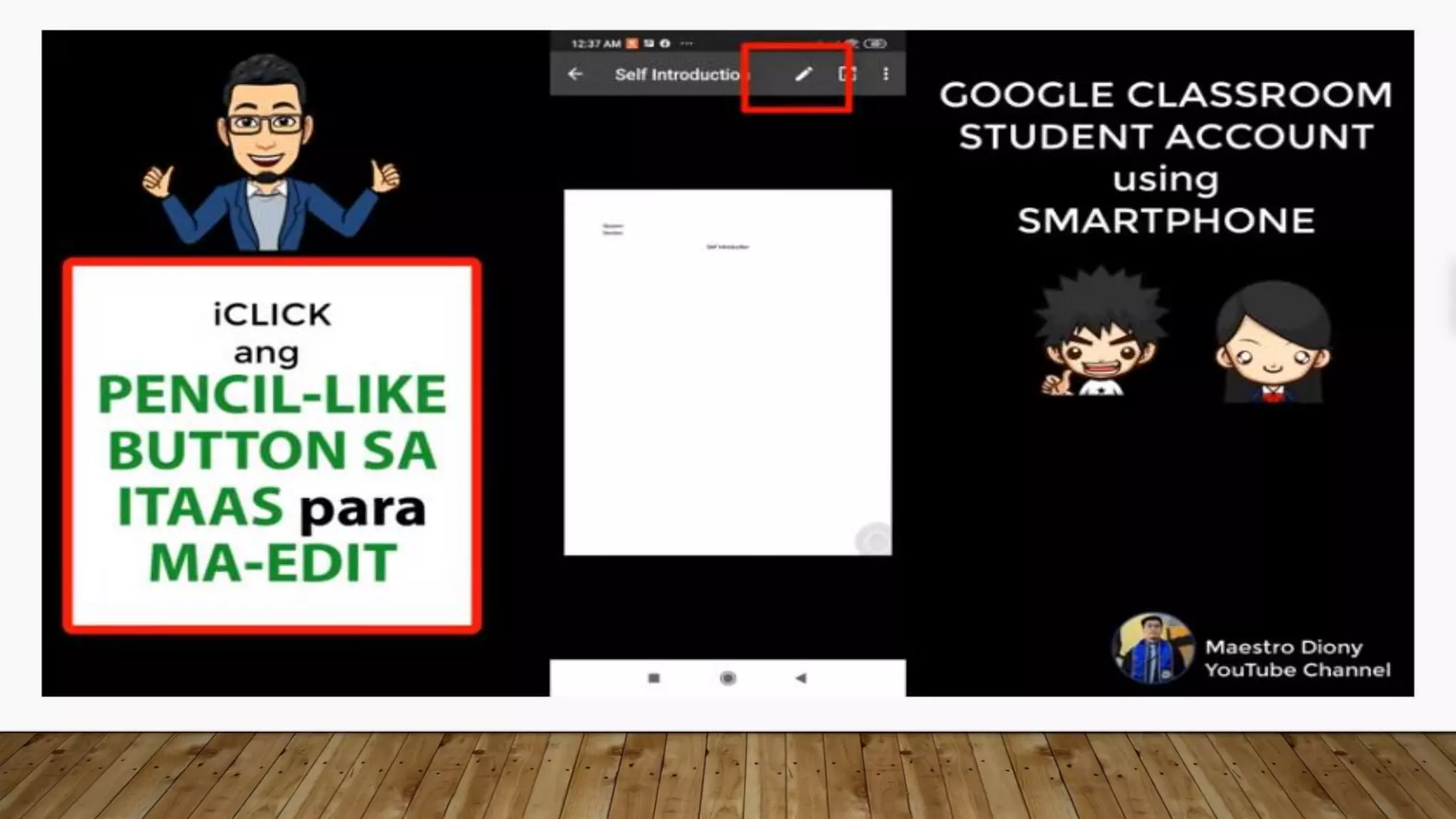 (Google Classroom)TURNING IN of classwork 