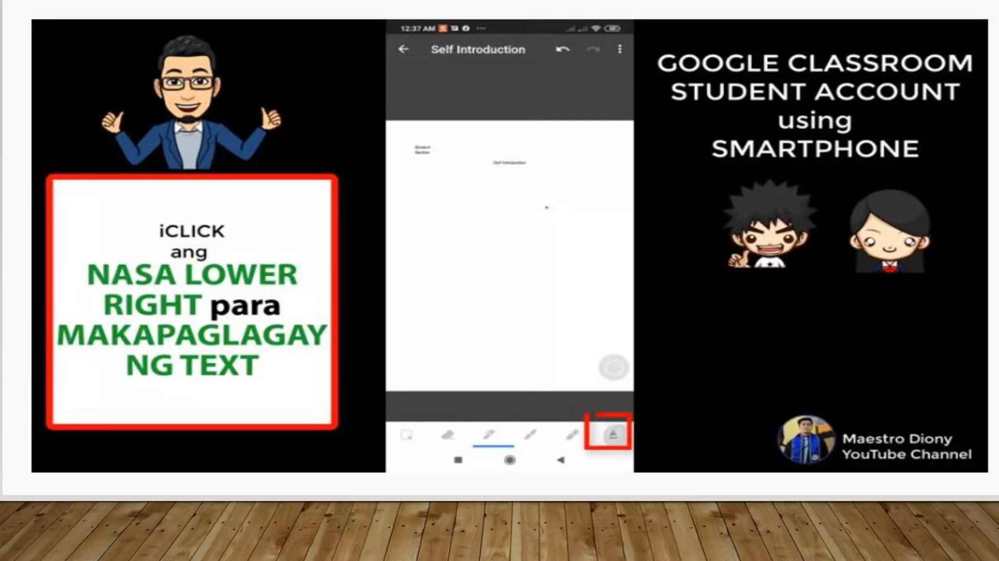 (Google Classroom)TURNING IN of classwork 