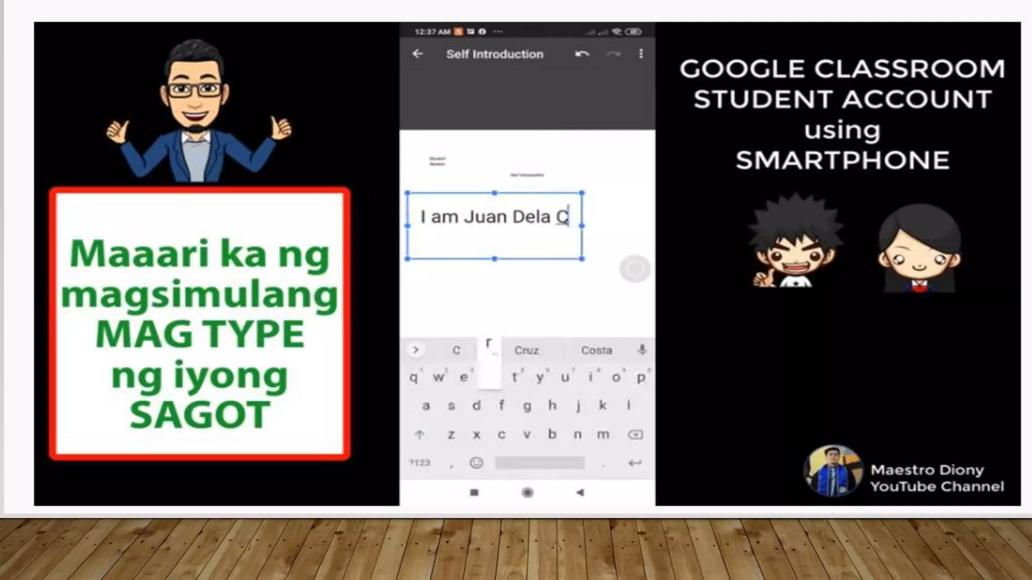 (Google Classroom)TURNING IN of classwork 
