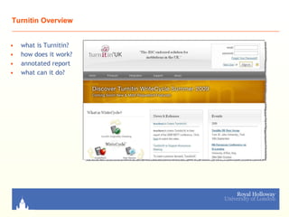 Introduction to Turnitin | PPS