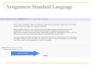 3Assignment Standard Language