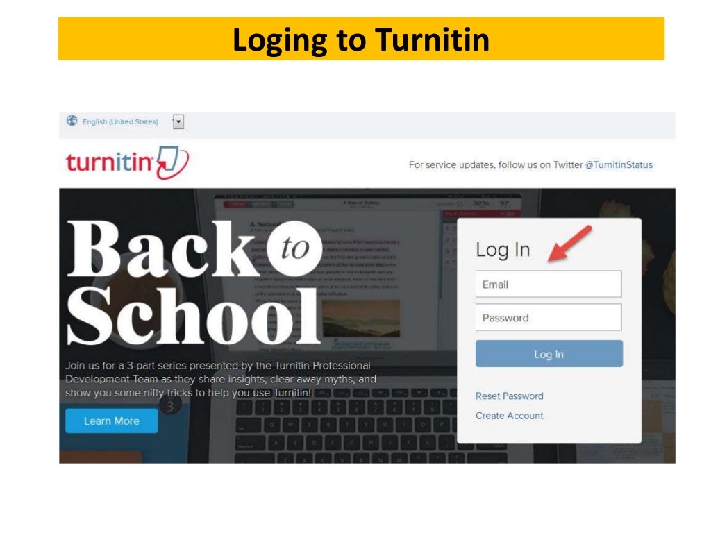 Turnitin Login Student