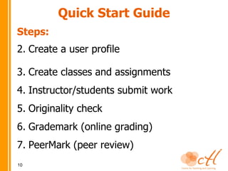 Teaching adviceUse it proactively