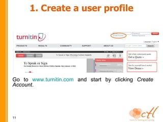 Notify and explain to your students