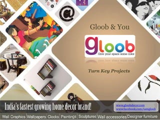 Gloob & You
Turn Key Projects
www.gloobdecor.com
www.facebook.com/iamgloob
 