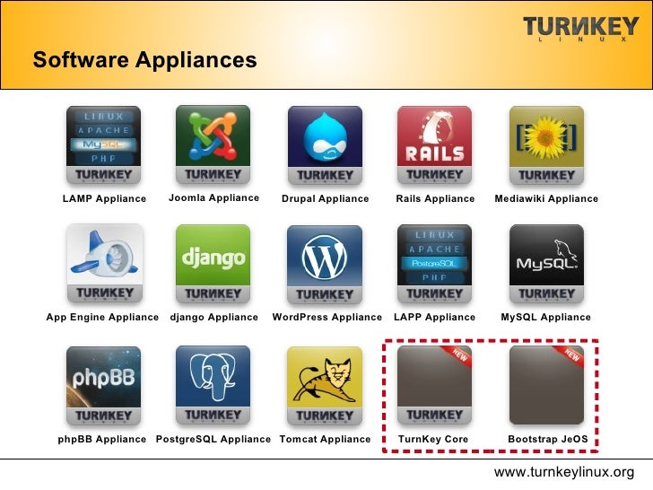 Turn Key Linux Software Appliances V2