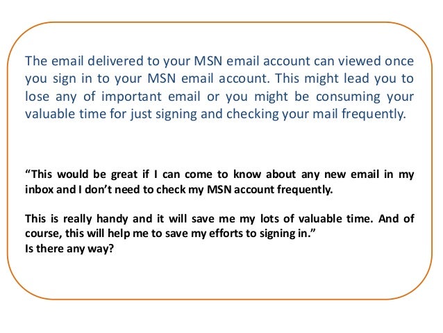 Account into my can msn email sign t i Can't access