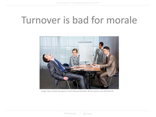 We can predict turnover based on generation
 