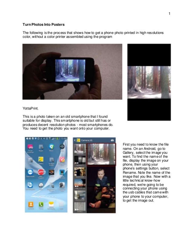 Poster Printing Turn Photos into Posters