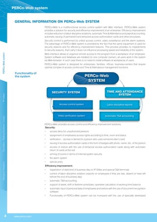 Perco Lock Turnstiles & Access Control Systems. PERCo Catalogue | PDF