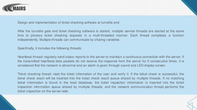 Turnstile ticketing system - Mairsturnstile.com