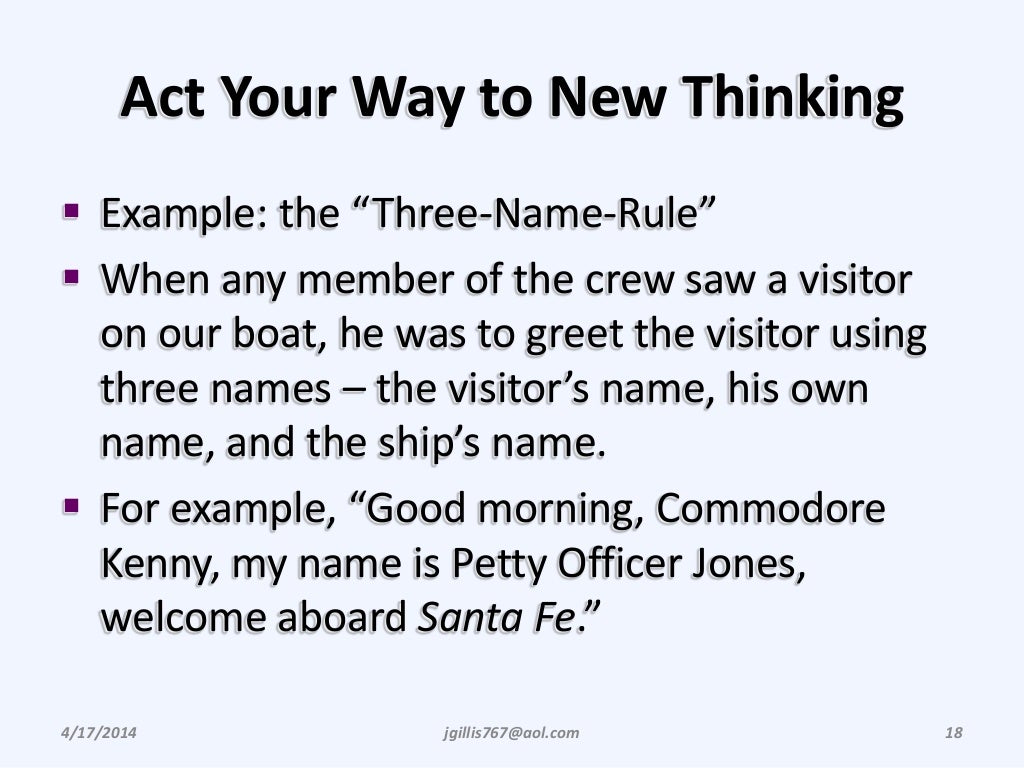 Turn The Ship Around! 041614