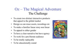 Adapting Linear Content to Interactive Games - Jackie Turnure