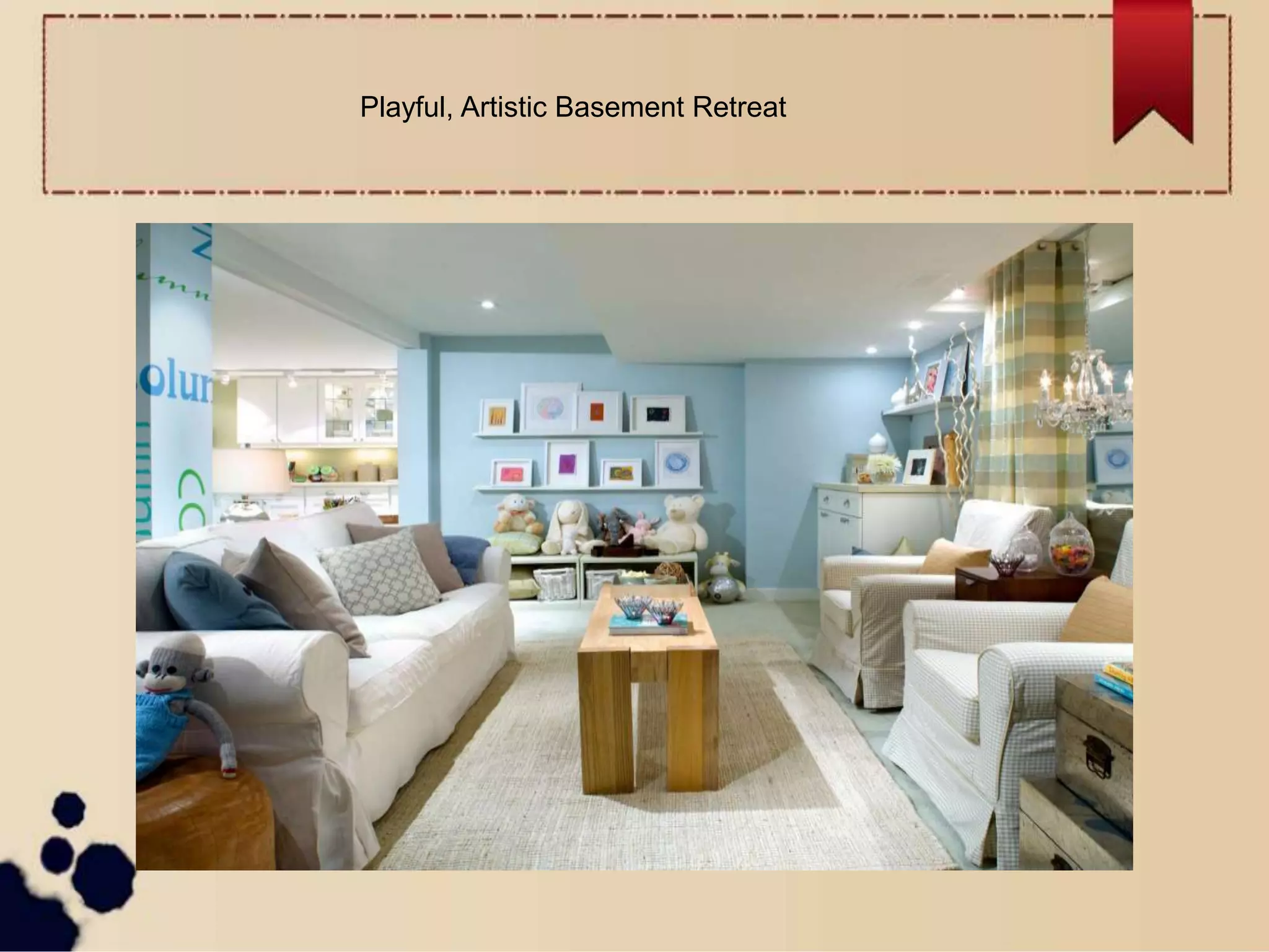 Turn Your Basement into Living Room with These Remodeling Ideas PPT