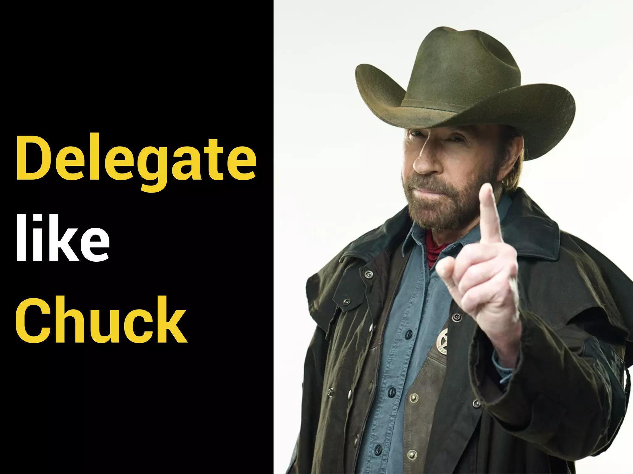 Delegate
like
Chuck