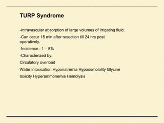 Tur Defect Transurethral resection of prostate in males | PPT