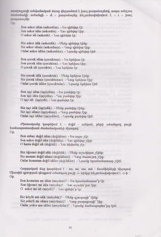 Թուրքերենի դասագիրք