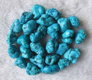 Turquoise beads