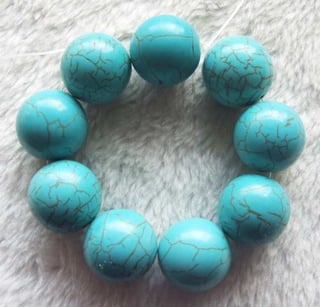 Turquoise beads