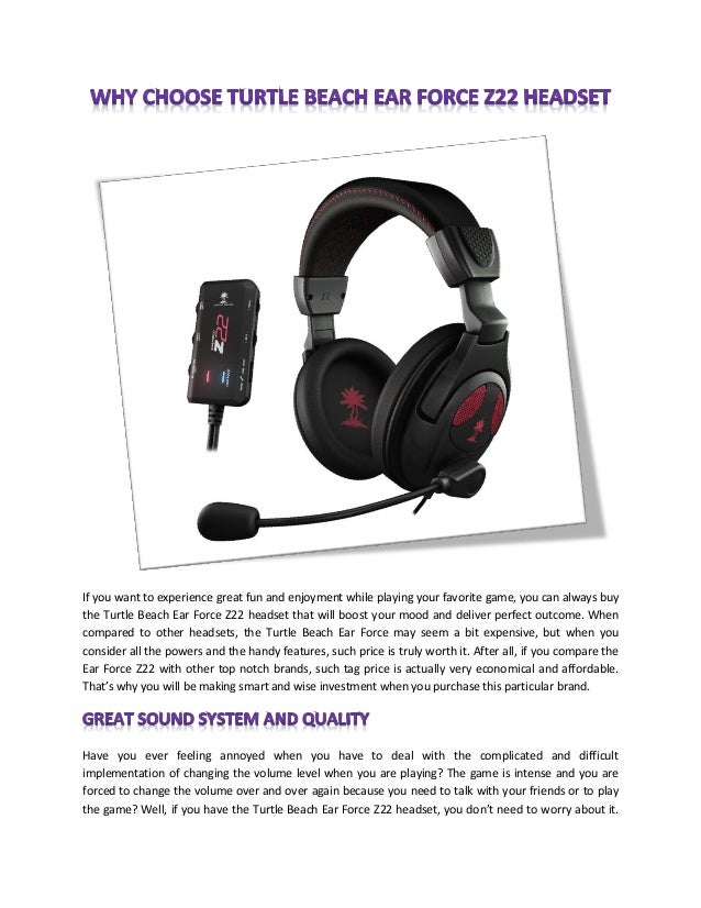 turtle beach ear force z2