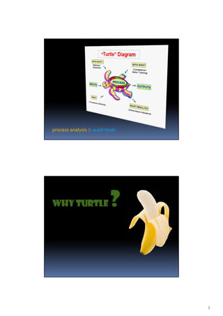 2
process analysis & audit tools
Why Turtle ?
 