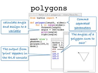 Turtle Geometry the Python Way | PDF