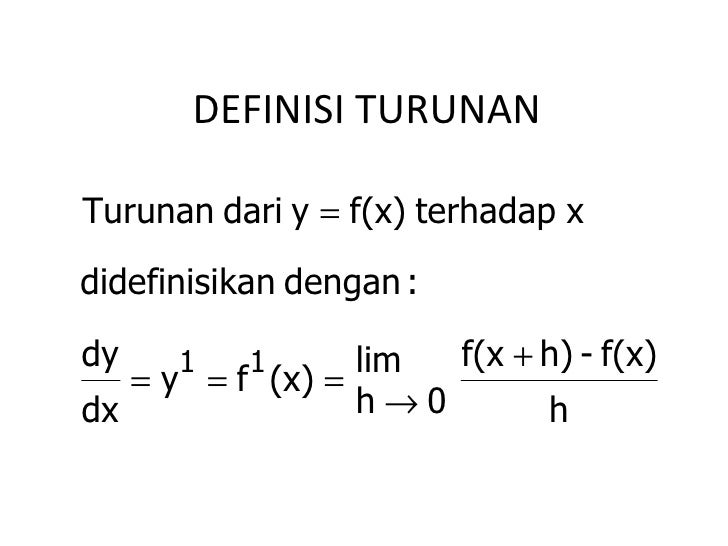 Turunan Fungsilengkap